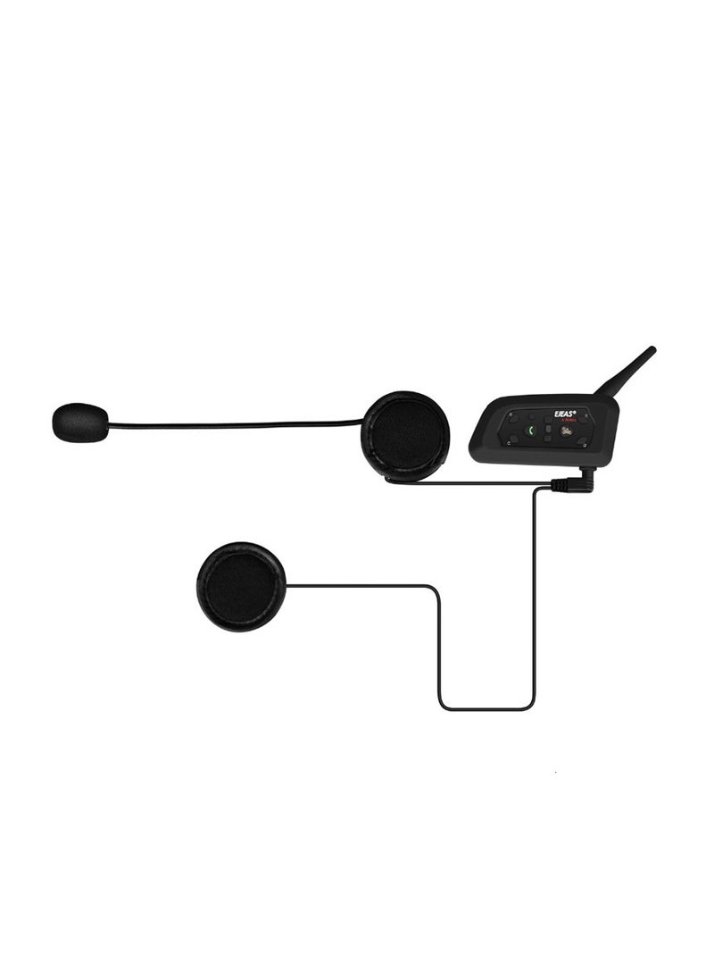 EJEAS - V6 PRO Bluetooth Motorcycle Helmet Intercom Headset with 1200M BT Interphone Communicator for 6 Riders Waterproof - Image 1