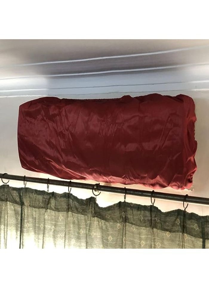 Generic Air Conditioner Cover - 2.25 HP and 3 HP - 110 x 31cm (burgundy)  - Image 1