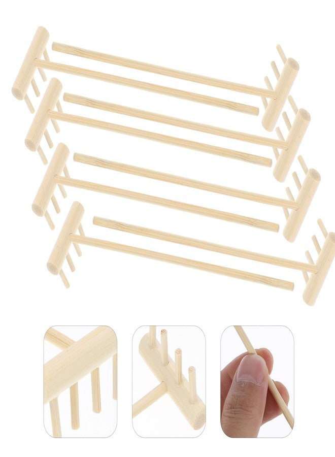 Sewroro Mini Zen Sand Rakes Miniatures 32 Pcs Zen Rake Mini Zen Garden Rakes Meditation Sand Desktop Sand Box Accessories Garden Rake Small Shovel Dining Table Decor Bamboo Rake - Image 3
