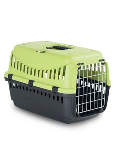 Bergamo Transportino Gipsy Metal Door For Dog Cages Green 58x38x38Cm Large 