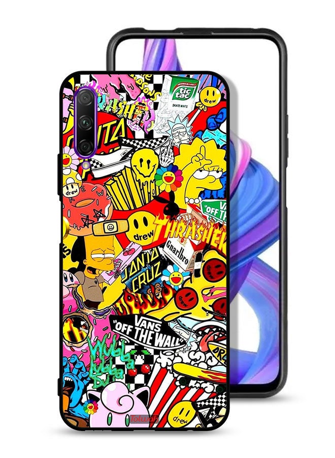 Tolwak Huawei Y9s Protective Case Cover Off White Sticker - Image 1
