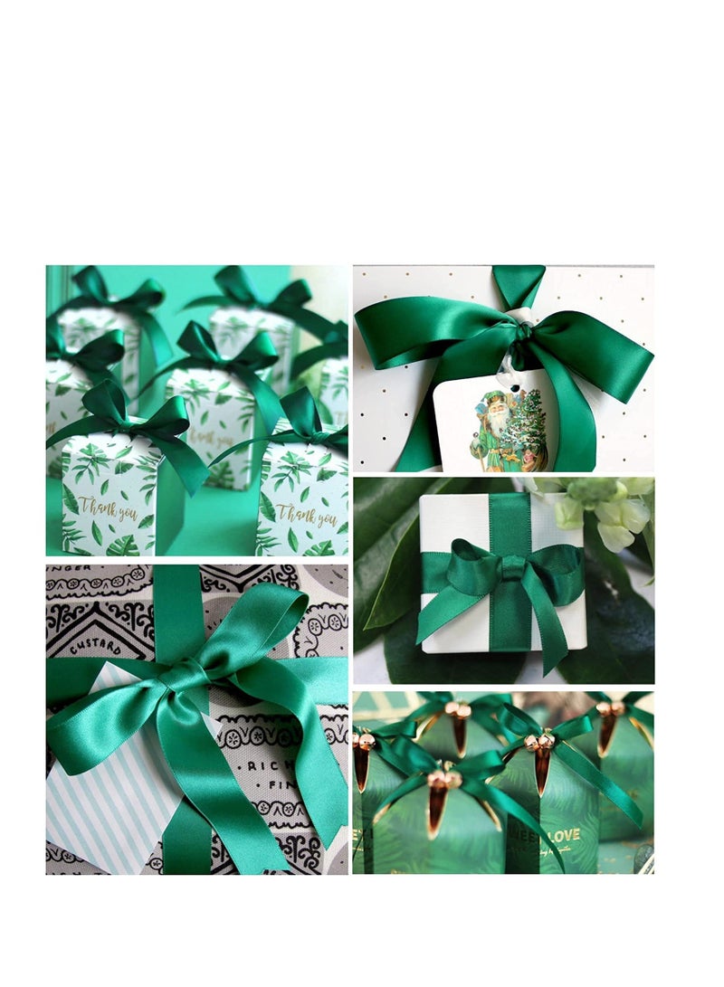 MARKQ Green Satin Ribbon, 24mm x 25yd Fabric Polyester Ribbon for Gift Wrapping, Party Favors, Wedding Decorations, Bow Making, Bouquets, Sewing Projects & Craft Supplies  - Image 5