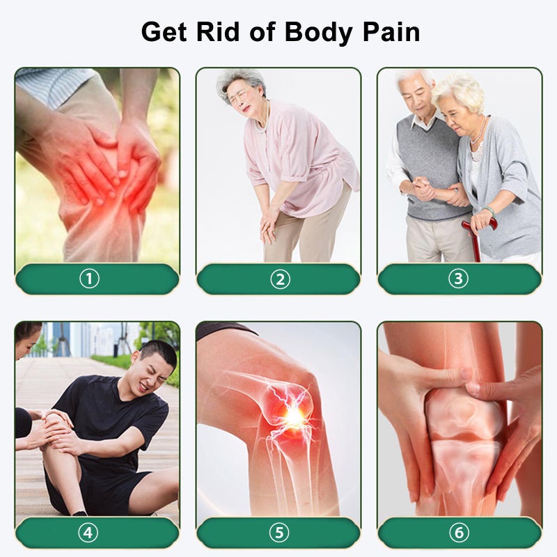 12Pcs Pain Relieving Patches for Back Knee Neck Shoulder Joint Body Pain Relief Non-woven Fabric Natural Plant Back Shoulder Neck Knee Patches Disposable - Image 2