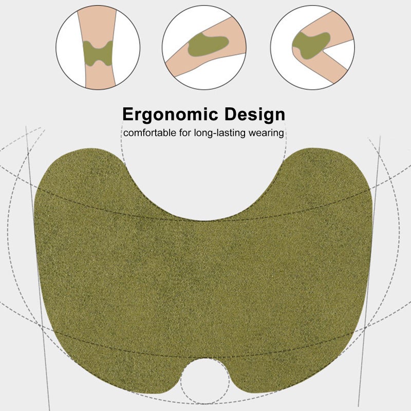 12Pcs Pain Relieving Patches for Back Knee Neck Shoulder Joint Body Pain Relief Non-woven Fabric Natural Plant Back Shoulder Neck Knee Patches Disposable - Image 3