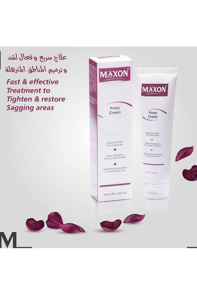 MAX-ON Posty Cream â Firming & Hydrating Solution for Moms | Restores Skin Elasticity & Tightens | Safe Post-Procedure Care â 100ml - Image 4