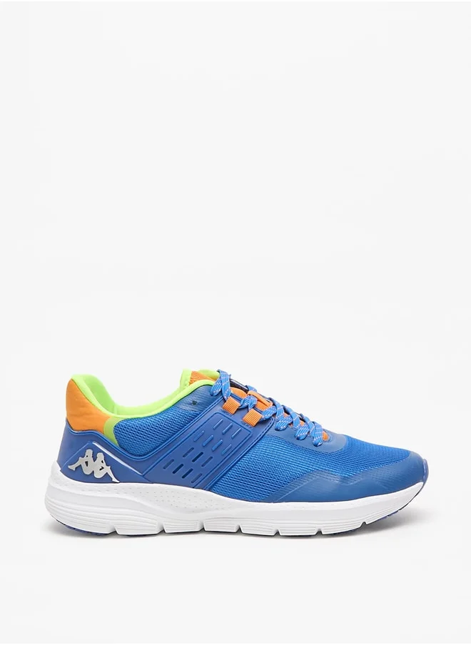 Kappa Men's Textured Sports Shoes with Lace-Up Closure