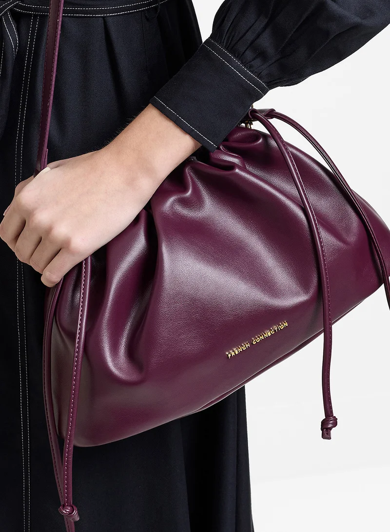 French Connection Isabeau Shoulder Bag Women Burgundy Isabeau Shoulder Bag for Women | Best Price UAE