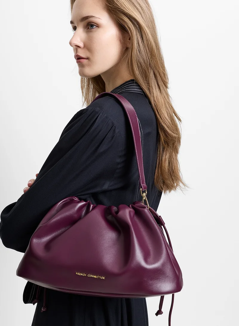 فرنش كونكشن Women Burgundy Isabeau Shoulder Bag
