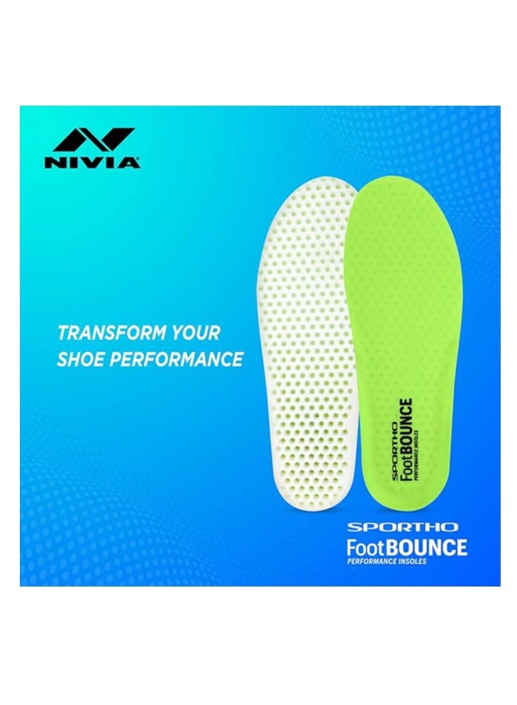 Nivia Foot Cushion and Superior Sport Shoes Insole | Durable Cushion Insole | Transform Your Shoes Performance | Superior Shock Absorption | Contoured Flo-lines - Image 2