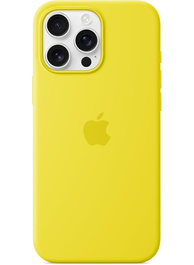 Techie Apple iPhone 16 Pro Max Silicone Case with MagSafe Yellow Color - Star Fruit ​​​​​​​ - Image 2