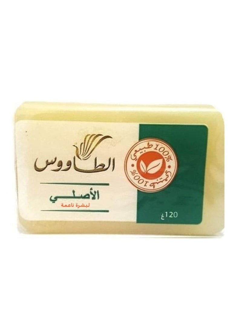الطاووس صابونة الطاووس المغربية لبشرة ناعمة - 120 جرام - Image 1