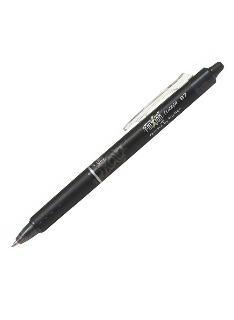 PILOT 12-Piece Frixion Clicker Erasable Ball Pen 0.7mm Tip Black Ink  - Image 2