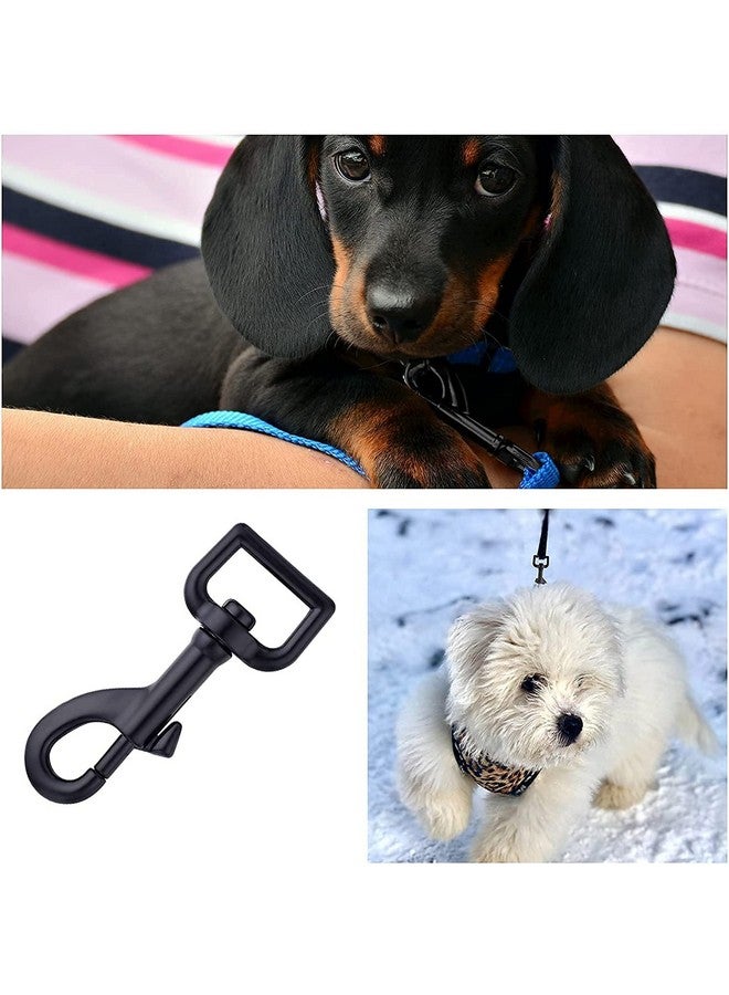 FIVOENDAR Swivel Eye Bolt Snap Hooks Black Heavy Duty Dog Leash Clips Dog Leash Clasp Dog Leash Snaps Hooks Trigger Clip Trigger Snaps 3 Inch 8 Pcs - Image 5