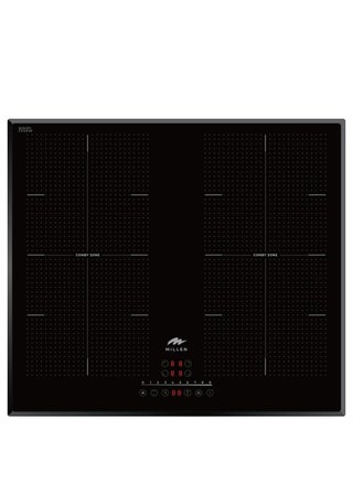 MILLEN Built in Induction hob, 60 cm Black Glass, 4 Heating Zones, 7000W, Combination zone, MIH 602 BL, 3 Year Warranty - pzsku/Z1C4D94A8AAA28A54A35AZ/45/_/1704394801/6d43d330-ded6-4627-adf3-e4450e1f8457
