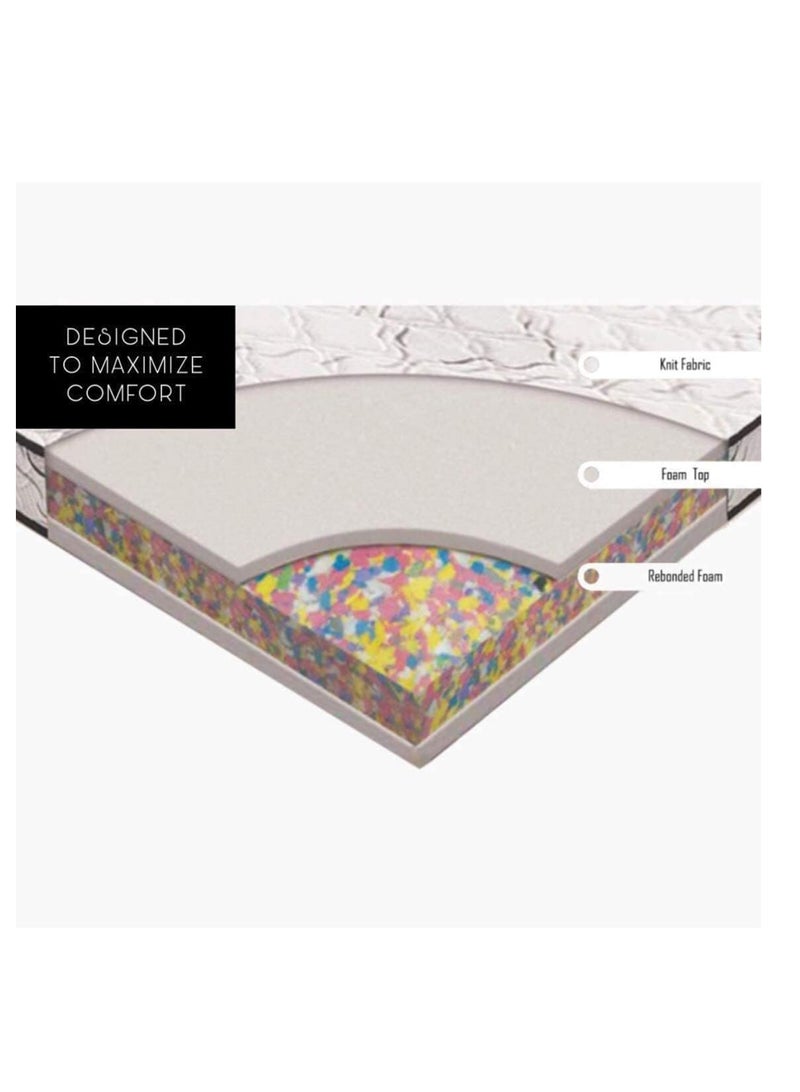 Safa Compression Sponge Mattress 60 Embroideredc Size 90x190cm thickness 8cm - Image 3