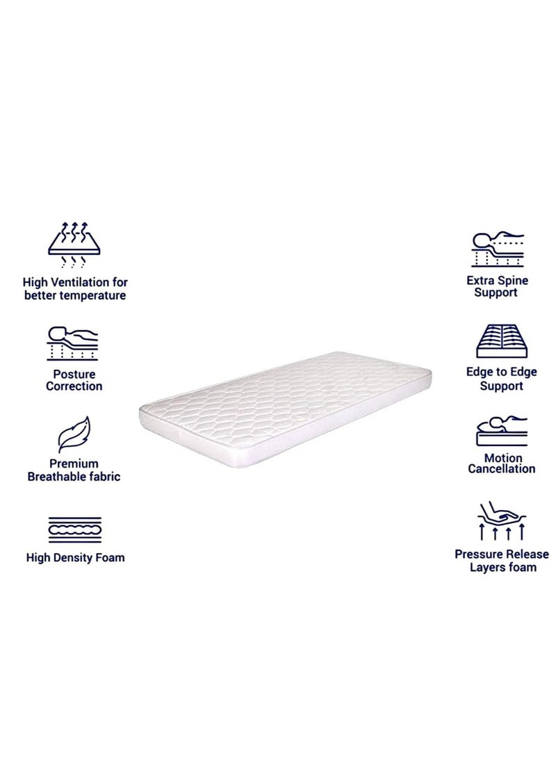 Safa Compression Sponge Mattress 60 Embroideredc Size 90x190cm thickness 8cm - Image 4