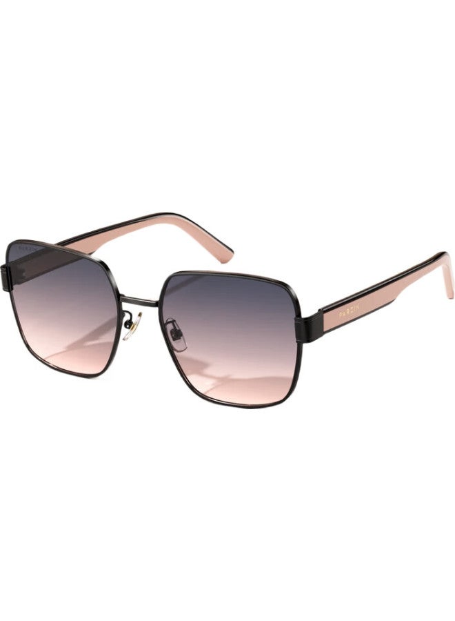 PARZIN Women'S Fashion Gradient Square Frame Sunglasses Sunscreen Driving Sunglasses 91688 - Image 3