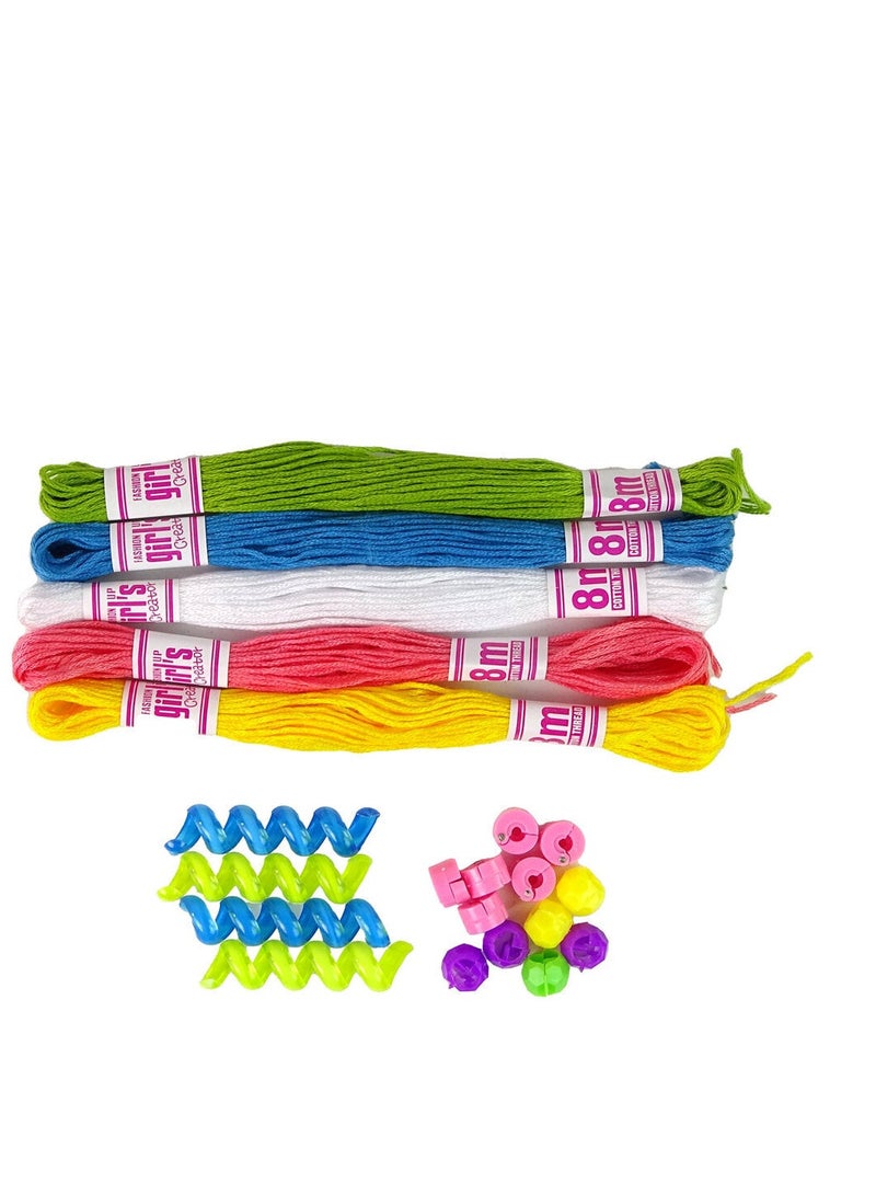 2 in 1 Hair Styling Kit for Girls with Beads and Braids - Image 4