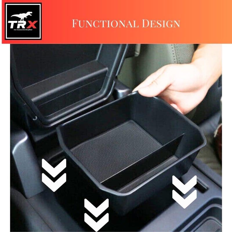  تي ار اكس اوتو منظم مسند الذراع المركزي TRX AUTO لسيارة لاند روفر ديفندر 2018 2019 2020 2023 2024 | ملحقات لاند روفر ديفندر | صينية صندوق تخزين - Image 5
