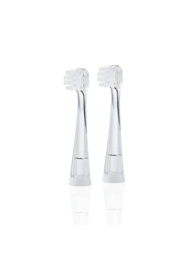 brush-baby Brush-Baby BabySonic Replacement Heads (0-18 Month (Pack of 2))  - Image 2