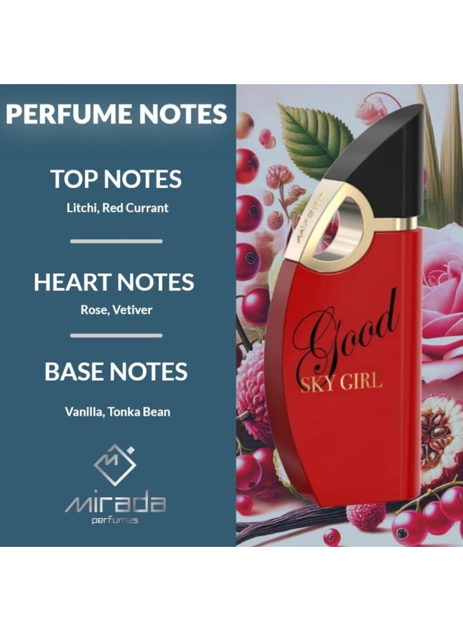 Mirada Good Sky Girl EDP For Women 100ml - Image 4