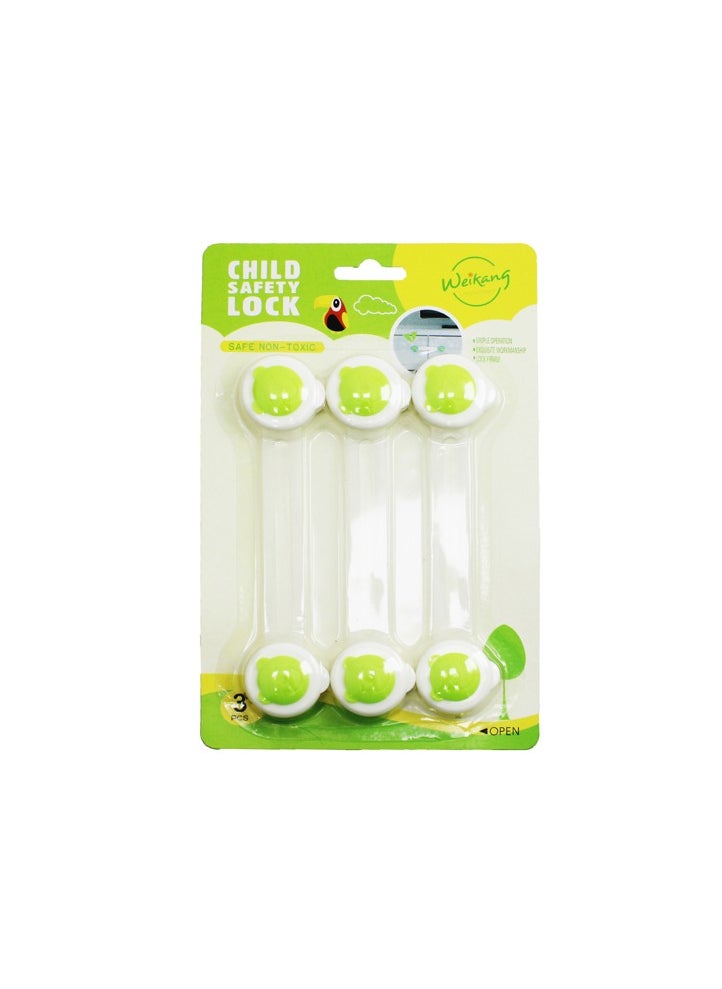 AL QADAH - Child Safety Lock 17Cm. 3Pcs Card - Image 1