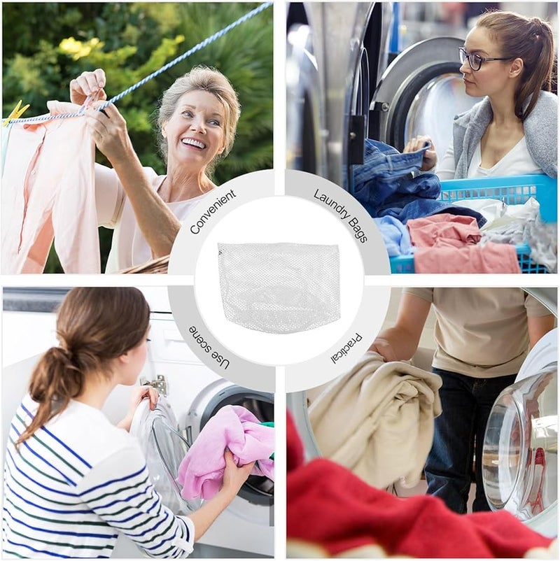 VICASKY 3pcs Thickened Laundry Mesh Bags Set Large Coarse Fine Mesh Wash Bags - Image 2
