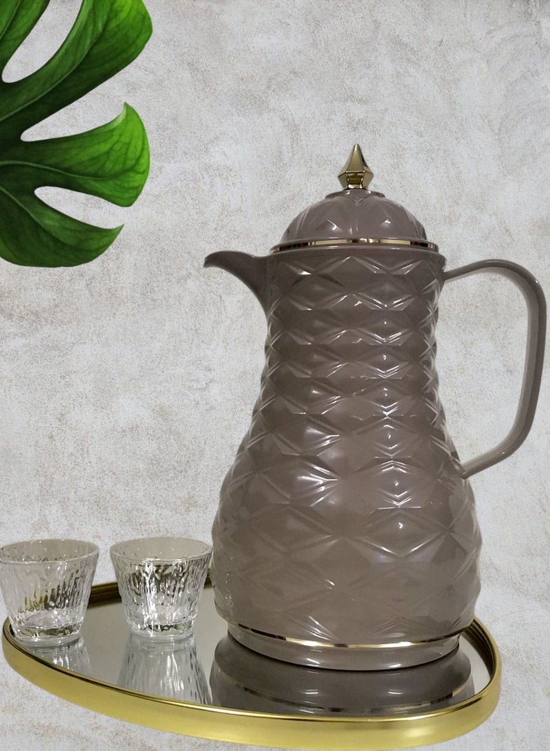 Rema Attractive Coffee and Tea Fridge Thermos with Elegant Design, Made in Turkey, Size 1 Liter - Image 4
