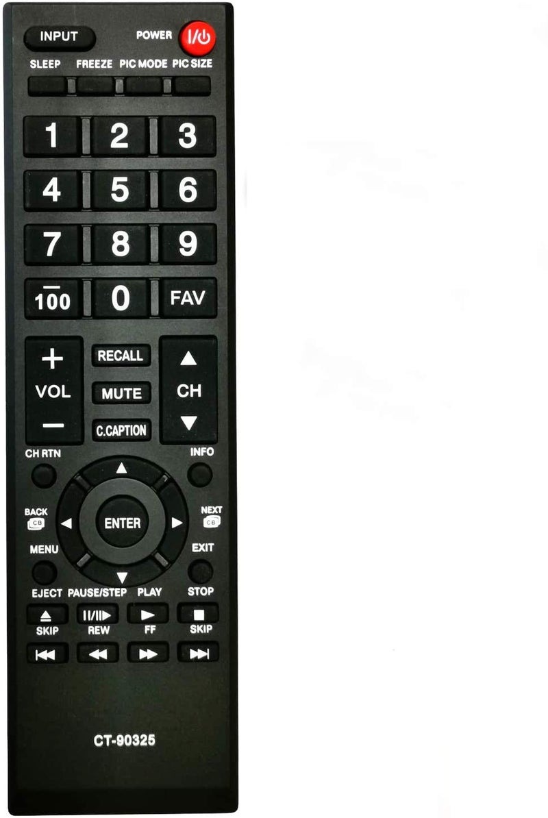 Whizmrchen Universal Remote Control for Toshiba TVs Replacement Remote for All Toshiba LCD LED 3D HDTV 4K UHD Smart TV Remotes - Image 1