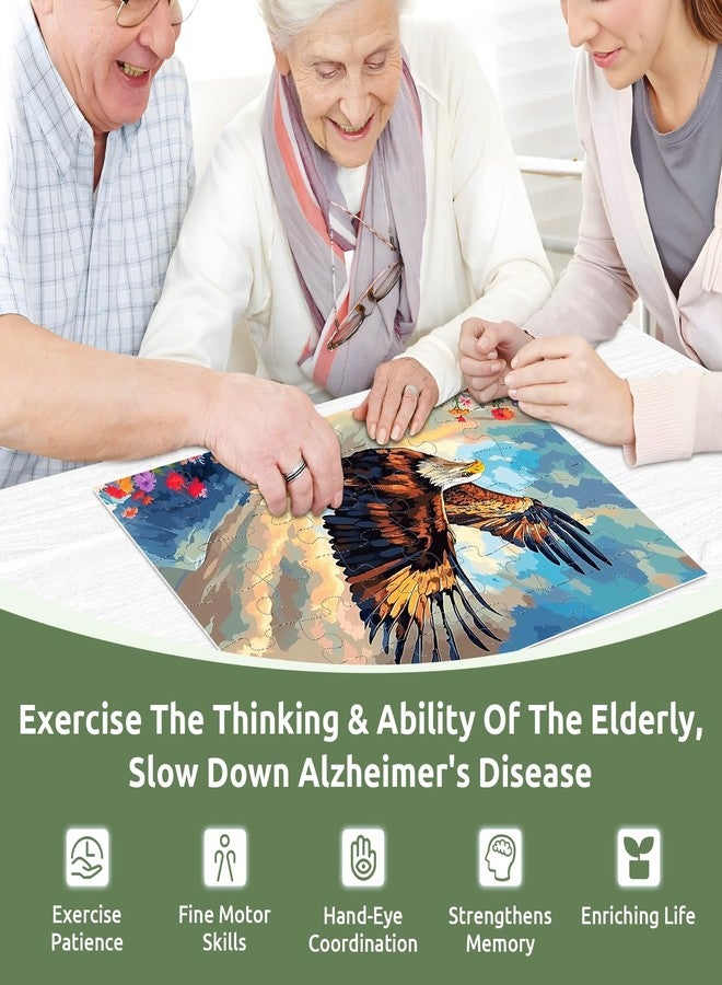 Edsjegn 6 Pack 36 Large Piece Puzzles for Seniors, Dementia Alzheimer's Products Activities for Elderly Adults,Alzheimer’s Puzzle Memory Cognitive Games Easy Jigsaw Puzzle Gifts with 6 Storage Bags - Image 5