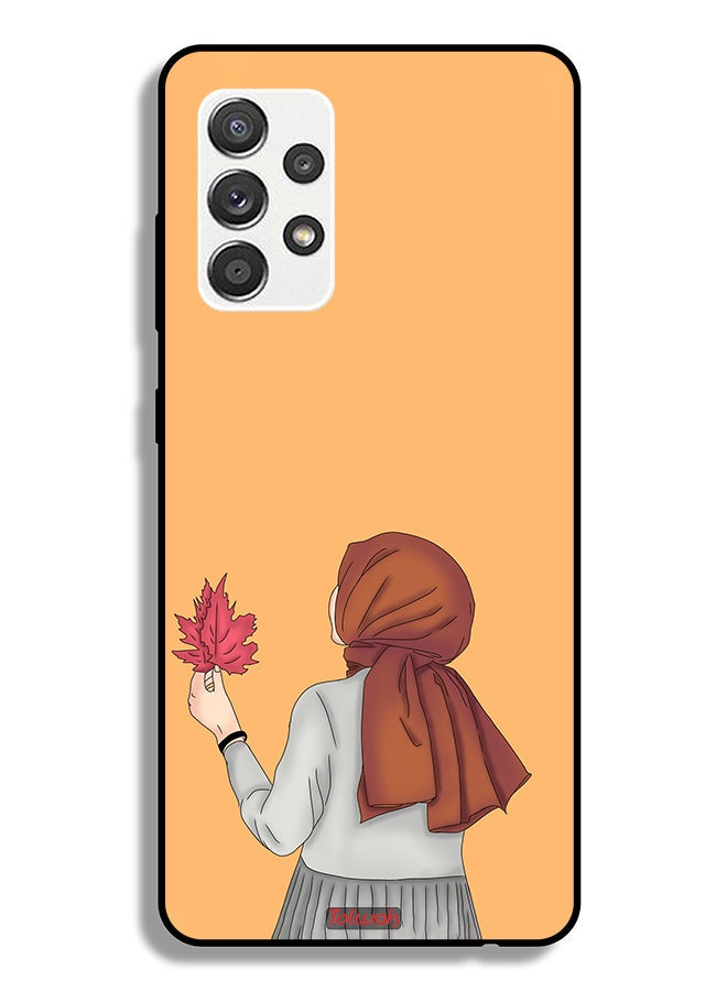 Tolwak Samsung Galaxy M32 5G Protective Case Cover Holding Leaf - Image 1
