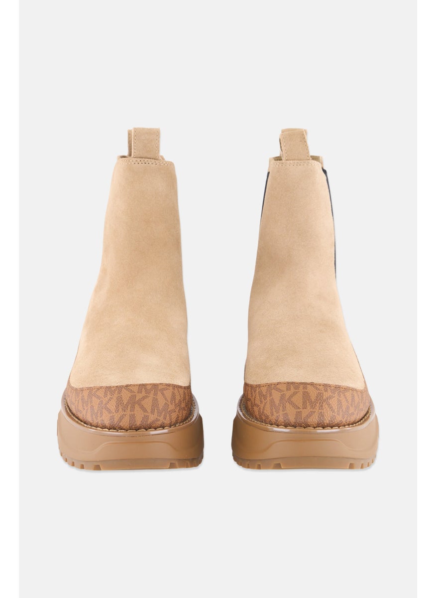 Michael Kors Women Medium Dupree Slip On Ankle Boot, Brown  - Image 3