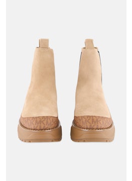 Michael Kors Women Medium Dupree Slip On Ankle Boot, Brown  - Image 3