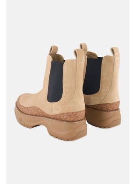 Michael Kors Women Medium Dupree Slip On Ankle Boot, Brown  - Image 2