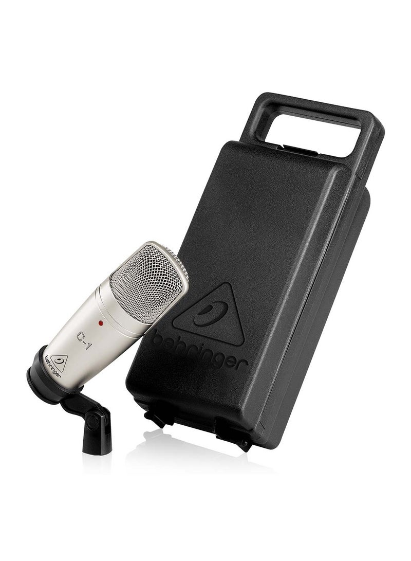 behringer Medium-diaphragm Condenser Microphone with Cardioid Pickup Pattern, Transformerless FET Input, Phantom Power, and Swivel Stand Mount - Image 2
