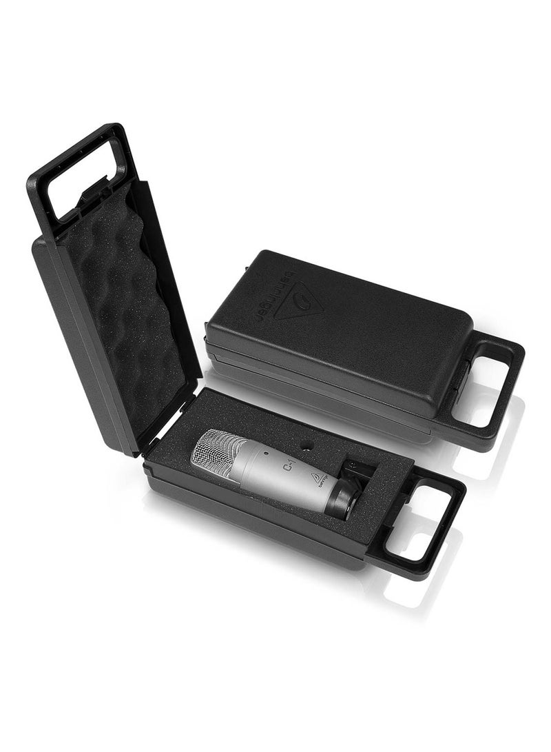 behringer Medium-diaphragm Condenser Microphone with Cardioid Pickup Pattern, Transformerless FET Input, Phantom Power, and Swivel Stand Mount - Image 3