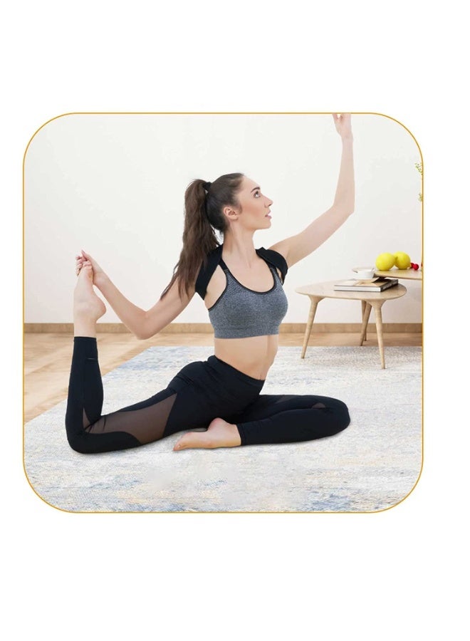 مصحح القامة للنساء والرجال، دعامة ظهر عليا قابلة للتعديل، داعم ظهر قابل للتنفس لتقويم العمود الفقري، يوفر تخفيف الألم من أسفل الظهر، الرقبة، الكتف وعظم الترقوة - Image 3