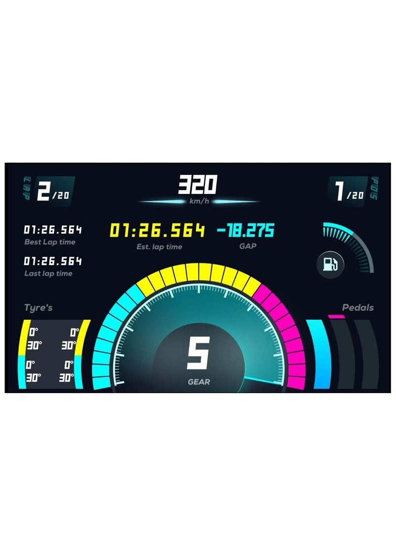 Moza PreviousNext RM High-Definition Digital Dashboard
