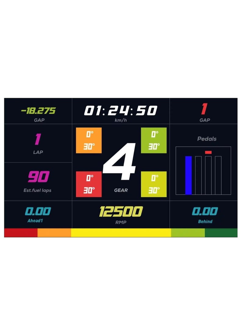 Moza PreviousNext RM High-Definition Digital Dashboard