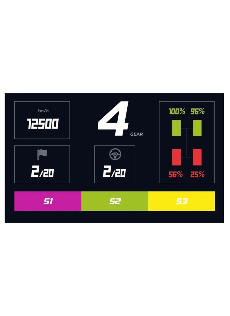 Moza PreviousNext RM High-Definition Digital Dashboard
