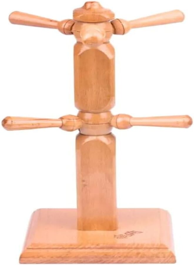 SAS Wooden Mug Holder: 30cm Organizer for Stylish Kitchen Mug Storage