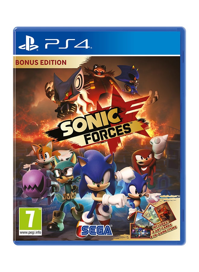 سيغا لعبة "Sonic Forces Bonus Edition" (إصدار عالمي) - مغامرة - playstation_4_ps4 - Image 1