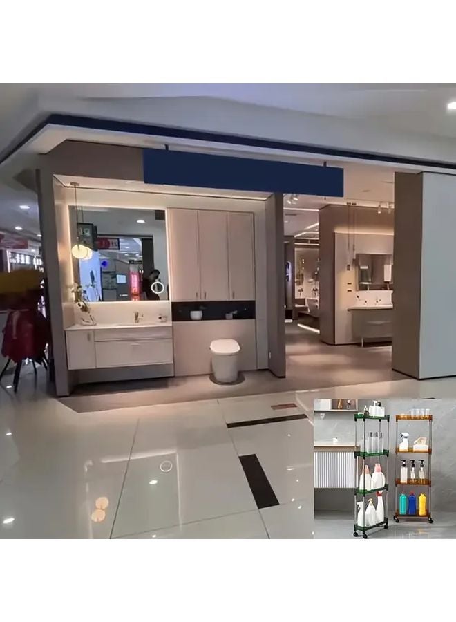 Three Tier Transparent Acrylic Storage Shelf Space Saving Organizer - Image 5