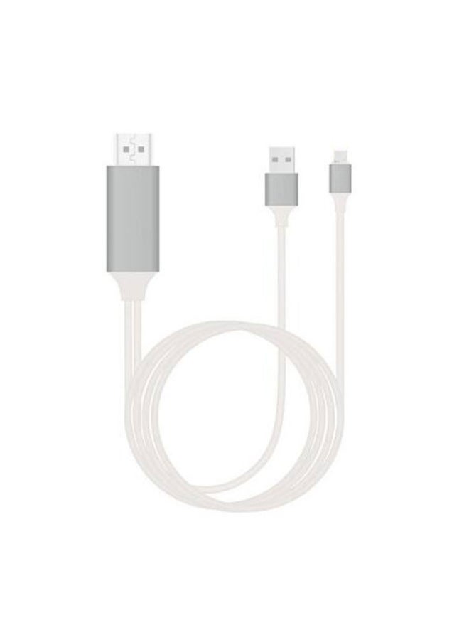 نيوترل مناسب لـ Apple Lightning إلى HDMI، كابل شاشة عالية الدقة، خط هاتف محمول إلى شاشة التلفزيون بدقة 1080p - Image 1