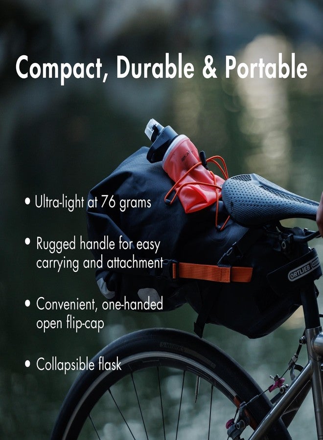 Katadyn BeFree AC 1L Soft Water Filter Bottle - Red, Ultralight & Collapsible Flask, First-of-Its-Kind Activated Carbon Filter Improves Taste & Odors, Ideal for Hiking, Travel, Sports & Emergencies - Image 4