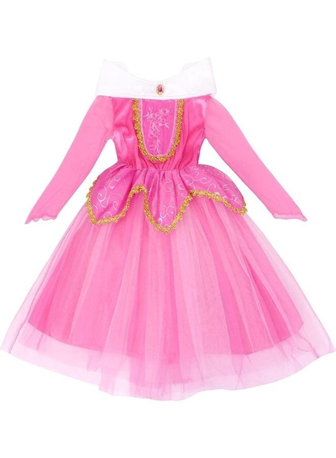 Princess Party Costume Dress Set - Image 3