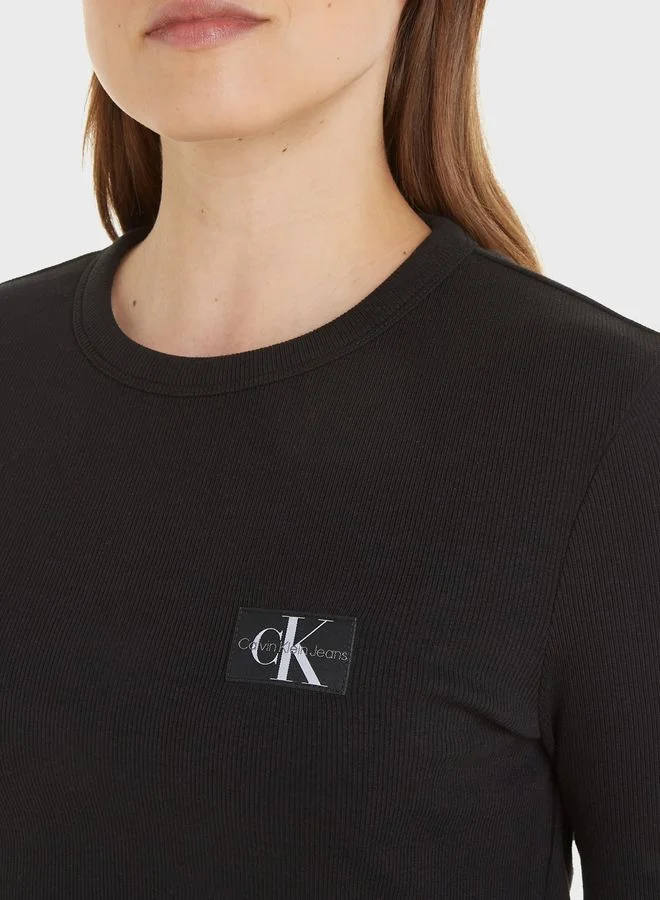 Calvin Klein Jeans Logo Knitted Sweatshirt