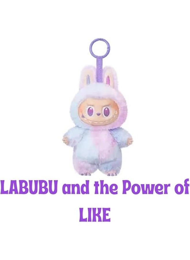 Doll keychain LABUBU 3.0 Labu vinyl face plush blind box Macaron 1 single box(High quality version) - Image 1