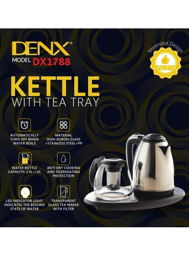 Denx Electric Kettle With A Teapot With Automatic Shut-Off Feature - Image 3