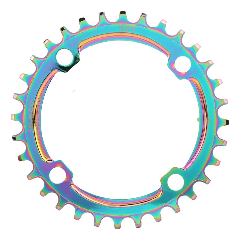 SNAIL Mountain Bike Chainring 104BCD Positive Negative Tooth Lightweight Single Speed - Rust Proof Easy Cleaning Upgrade for Mountain Bike Weight Reduction - Image 1